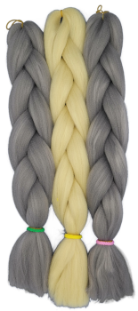 grey braids